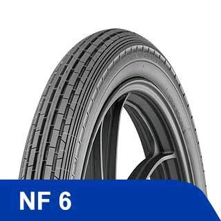 250-17 NF 6 Tubetype/Non Tubeless Ban Luar Motor Ring 17 Motif Salur Ban IRC Inoue