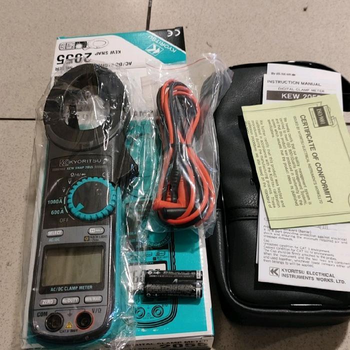 Kyoritsu 2055 Digital Clamp Meter Tang Ampere 1000 AC DC Kyoritsu 2055 Murah Original