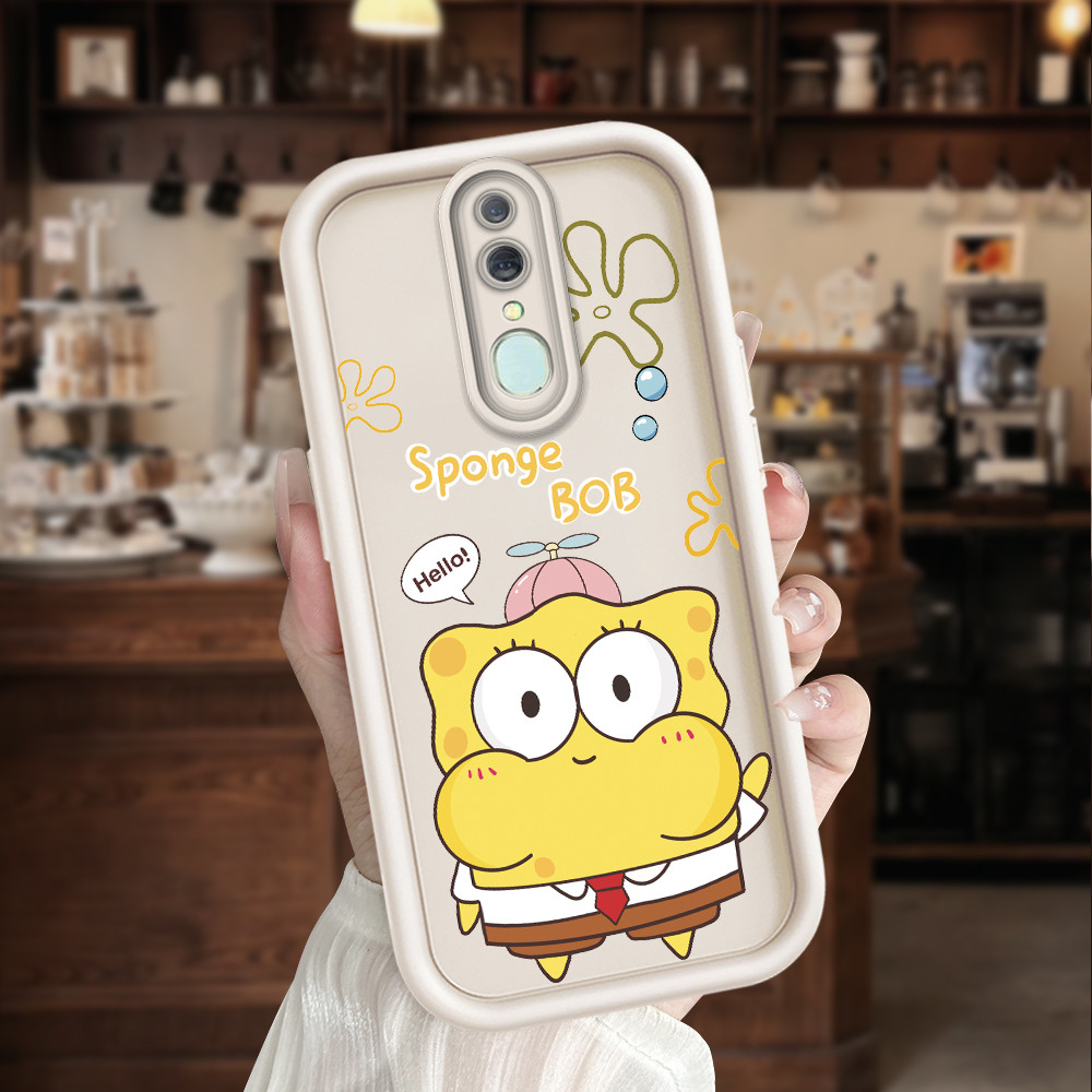 Casing Hp Untuk OPPO F11 Case Kesing Protect Phone TY DLJ C8-2488 SpongeBob SquarePants