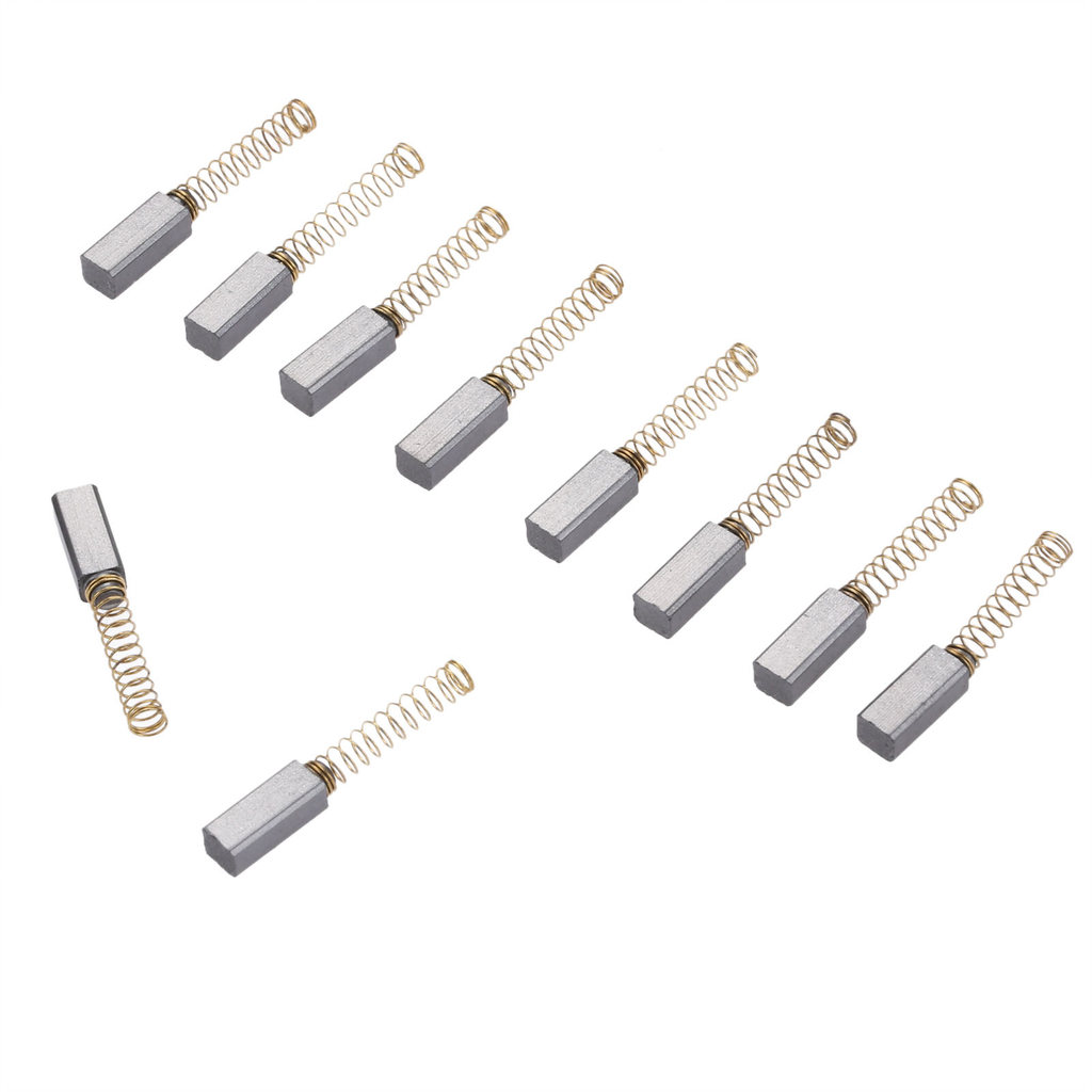 DRELD 10Pcs Household Sewing Machine Carbon Motor Brush Fits For 100W-180w Home Sewing Machine Sewin