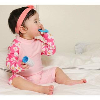 Baju Renang Bayi dan Anak Jumpsuit Baby Swimsuit Kids Wetsuit Flower Bunga Pink