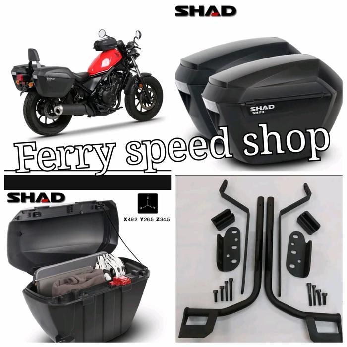 Box Shad Sh 23 Side Box Sh23 + kit Side Master Shad 3p Universal / Breket Side Box Shad 3p Universal