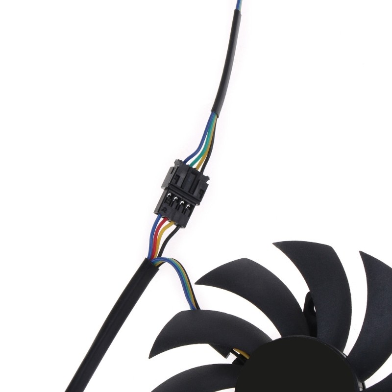74mm Cooler Fan 5Pin 12V FD7010H12S VGA Fan Graphics Card Fan for ASUS GTX1060-03G GTX960 GAMING Vid