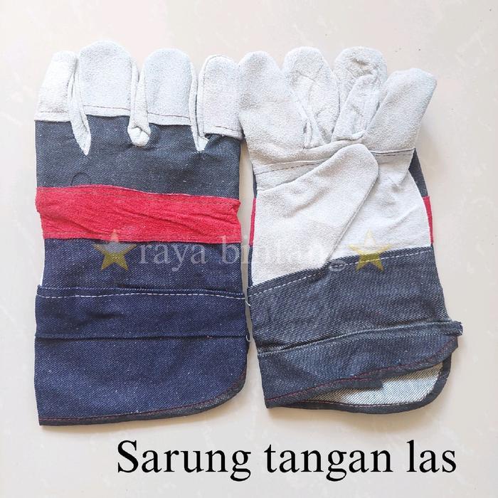 Sarung Tangan Las sarung tangan kerja tukang pelindung sefety alat pertukangan