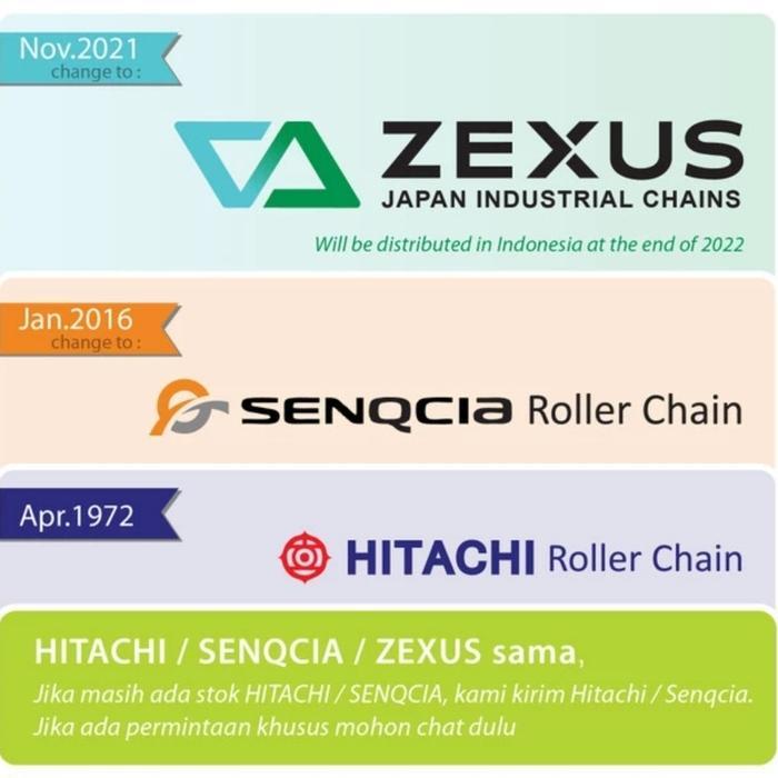 Unik Cl Rs 120 - 1 Japan Senqcia / Zexus ( Connecting Link Chain Rs 120 Single ) Terlaris