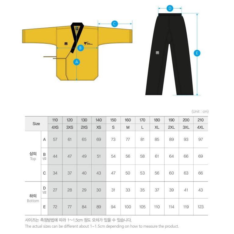 Mooto Taebek Poomsae Uniform Master