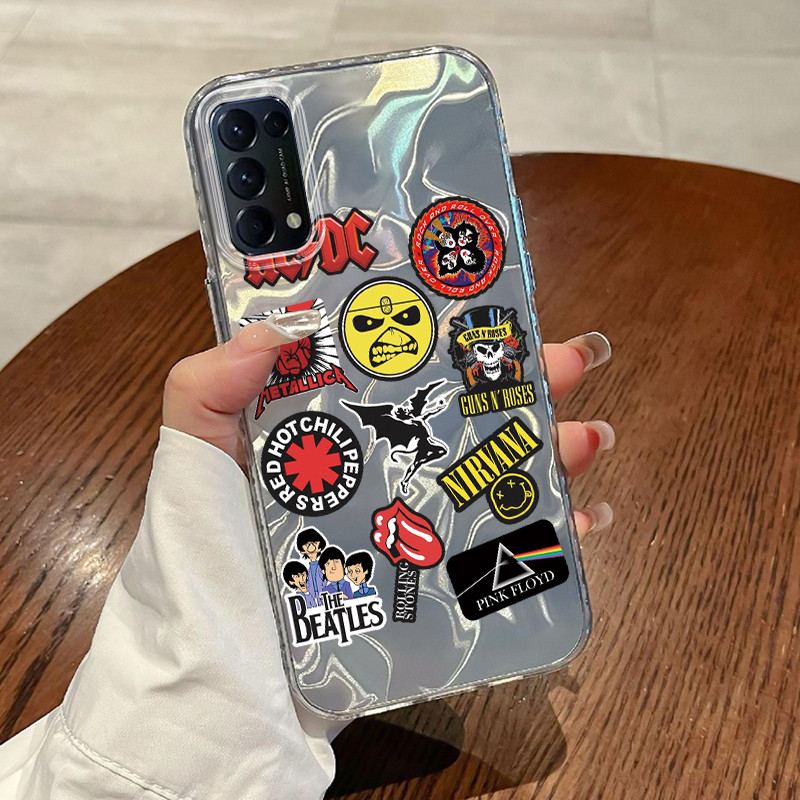 Casing Hp OPPO Reno 5 4G Reno 5 5G Reno5 Reno 5K 5G Reno5 K Find X3 Lite Case Casing Pola Ikon kepri