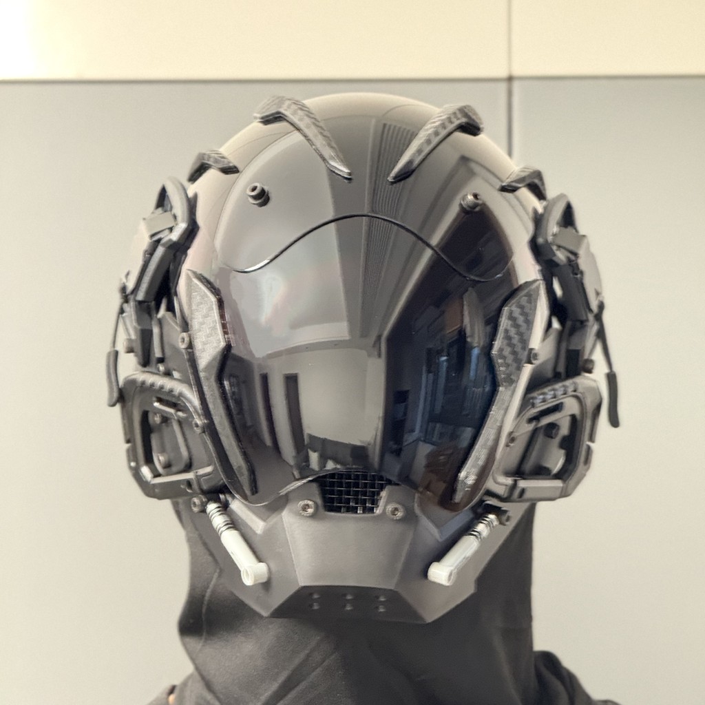 Cyberpunk mask Cosplay mask Halloween party gifts personalized role-playing mask with anti-fog