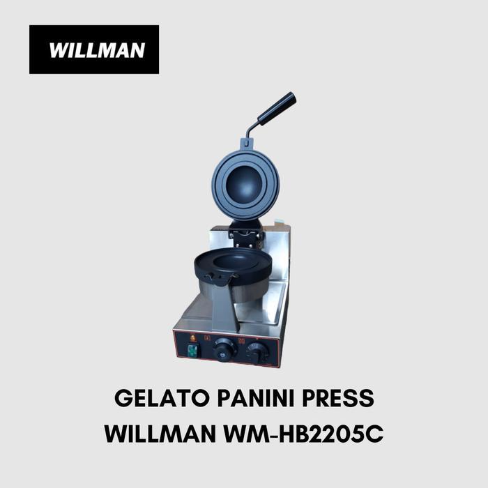 Mesin Ufo Burger Gelato Ice Cream Panini Bun Press Es Krim dalam Roti