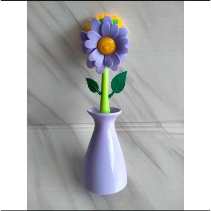 rrqb- Sikat Bunga Matahari Sikat Cuci Piring Panci Serbaguna