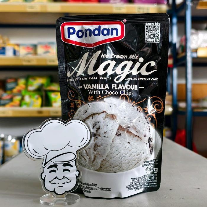 0slt- Pondan Tepung Ice Cream 160Gr / Pondan Ice Cream Vanilla / Pondan Ice Cream Cokelat /