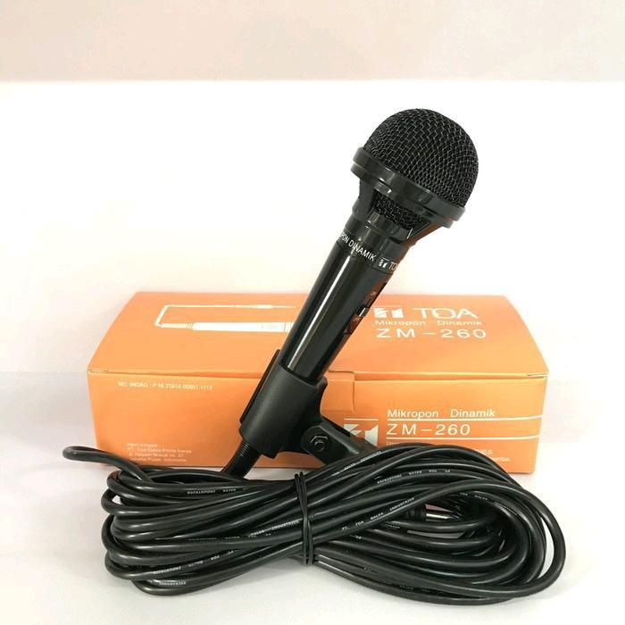 Tntgmusic- Toa Mikrofon Kabel Toa Zm-260 Zm 260 Original