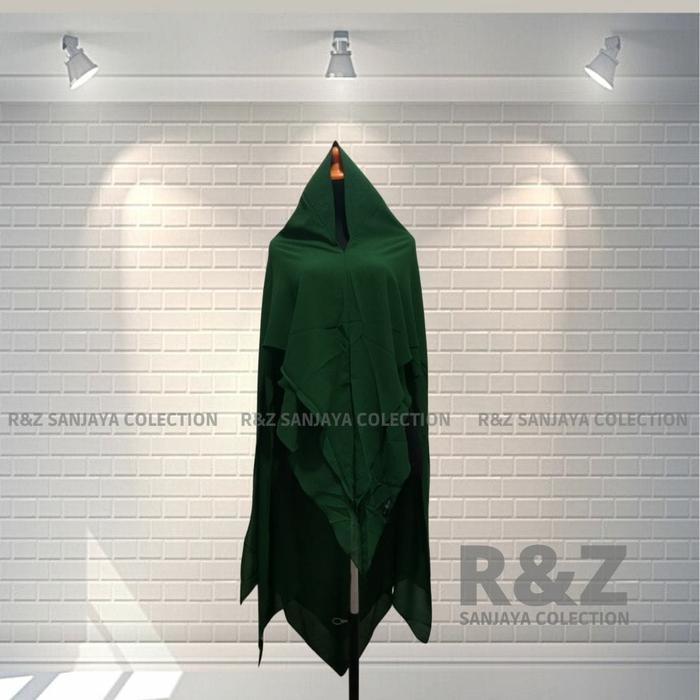 Best Seller Khimar Jumbo Premium 2 Layer Syar'I//Hijab Syar'I Babydoll//Hijab Aurora Jumbo Ceruti