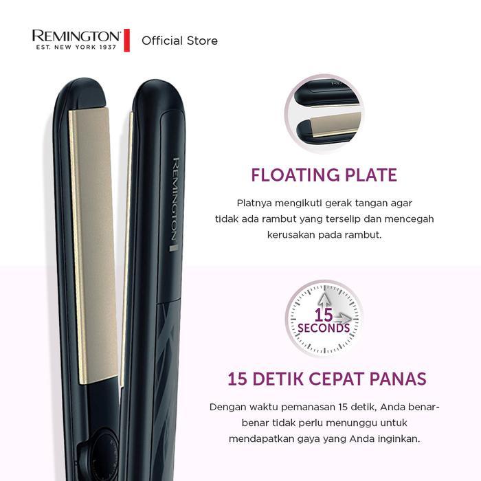 Promo Remington Catokan Pelurus Rambut Ceramic Straight S3500 Original