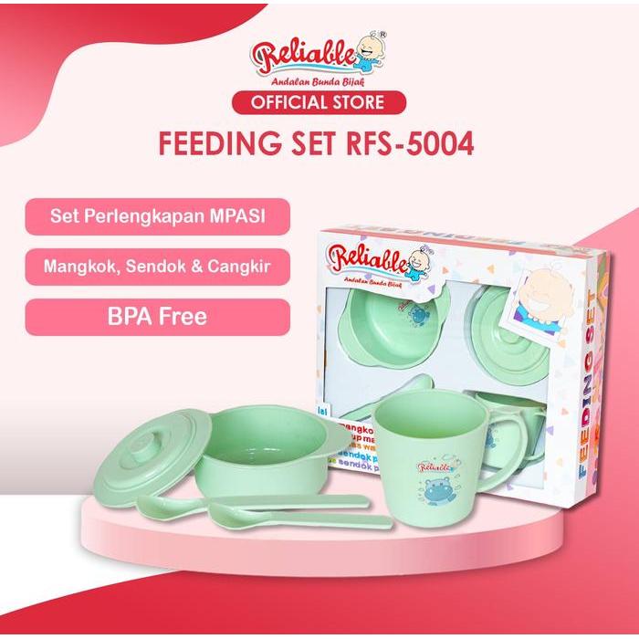 Reliable Feeding Set Bayi Tempat Makan Minum Bayi Box Kecil - 5004