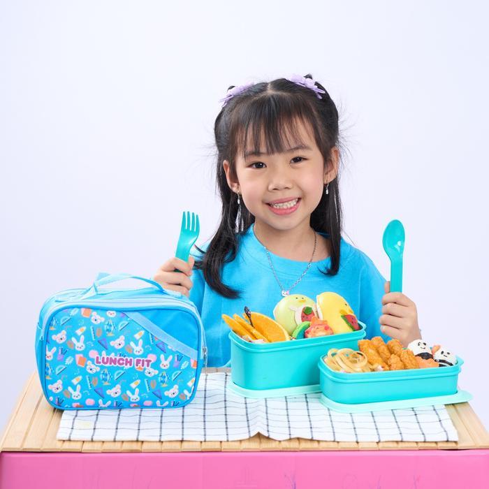 Cpm Tas Bekal Kenji Koala Set Of 4 Pcs Biru