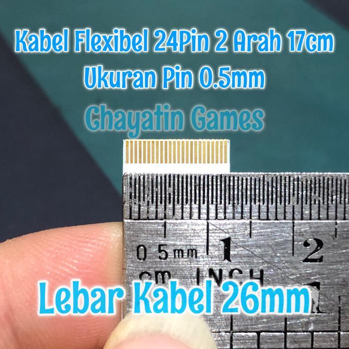 5s3y- Kabel Flexibel Mekanik Ps3 - Bd Rom Ps3 Slim 24 Pin Model 2 Arah 17Cm