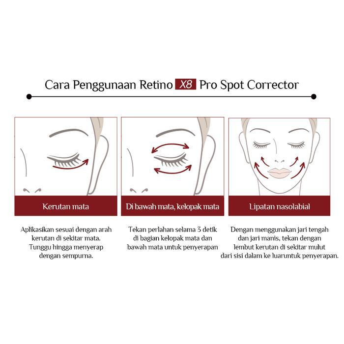 mjm ENPRANI Spot Corrector ( Pembersih Noda Wajah ) Retino X8 facial perawatan hitam Aging