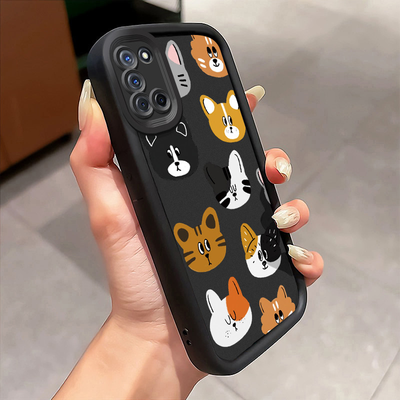 Casing Hp OPPO A52 OPPO A72 OPPO A92 Case Casing Anime kartun pola Kasus HP Tangga Langit Mewah Sili