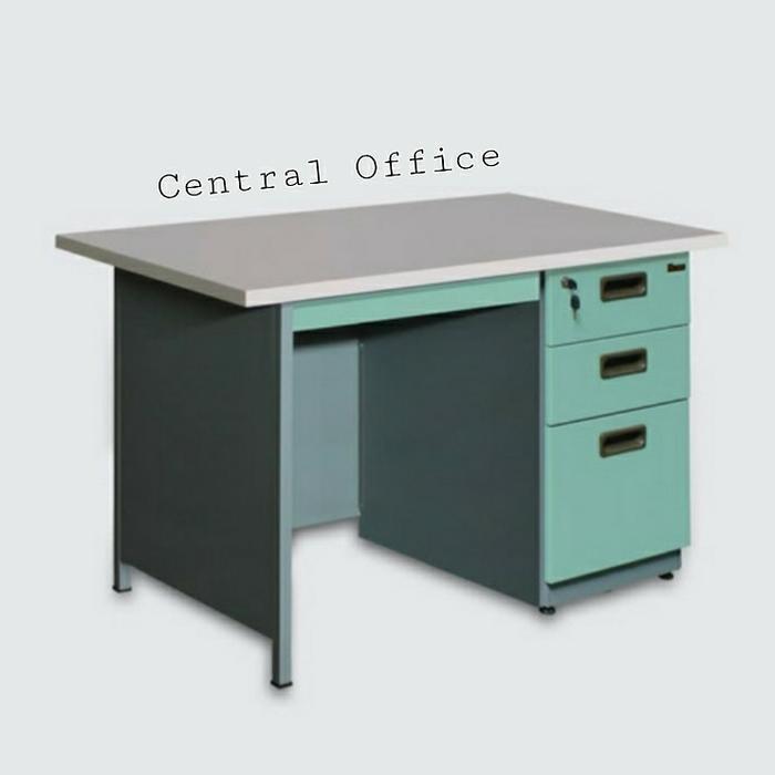 Meja Kantor Kerja Besi Lion L106 N Free Ongkir Dki Jakarta