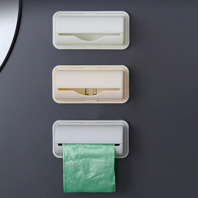 Garbage Bag Dispenser Trash Bag Roll Holder Wall Mounted Trash Bag Storage Small Trash Bag Holder
