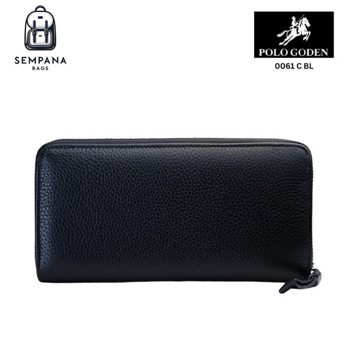 POLO GODEN 0061 C DOMPET PANJANG KULIT PREMIUM - HITAM