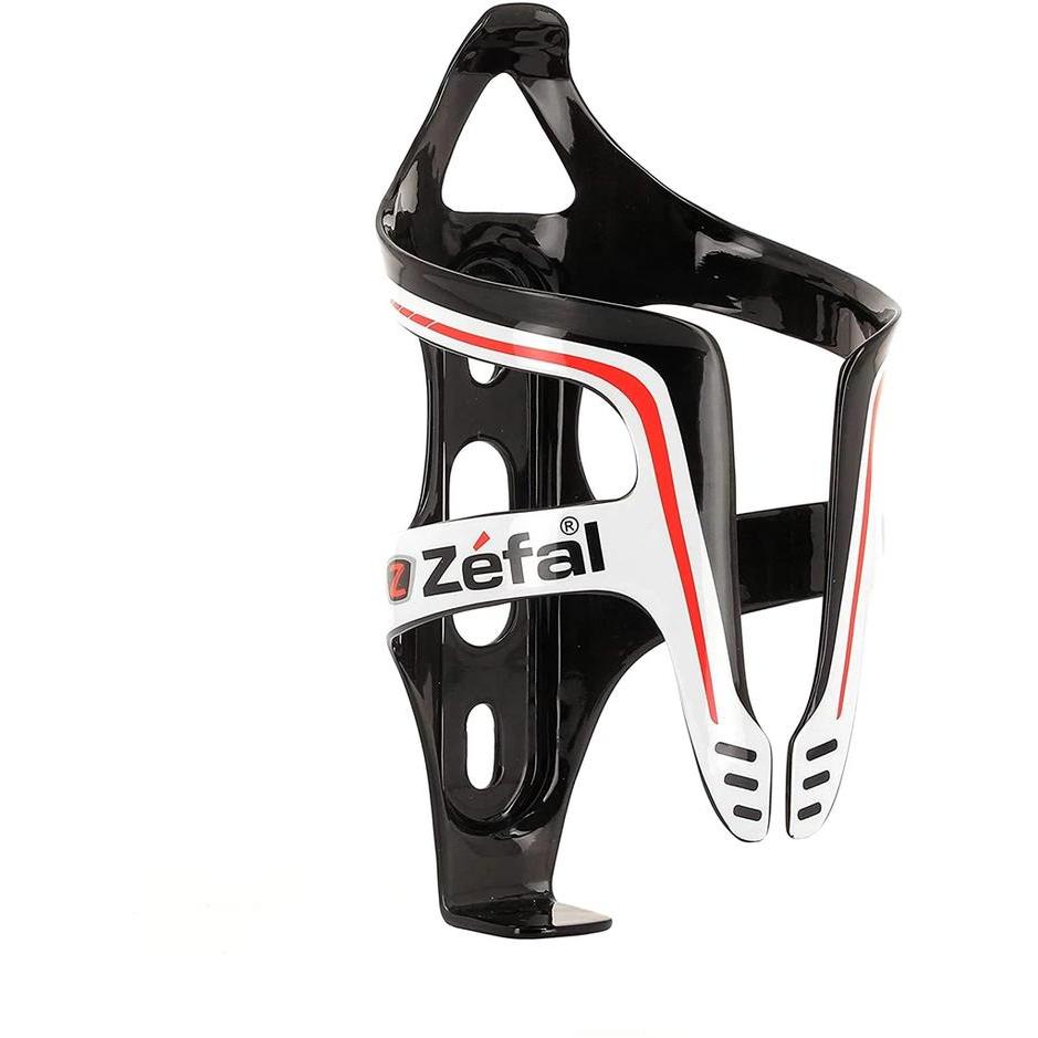TEMPAT BOTOL MINUM SEPEDA - ZEFAL PULSE CARBON BOTTLE CAGE - WHITE/RED