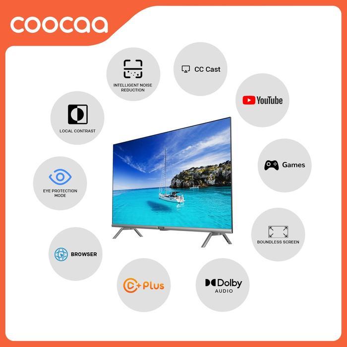 TvShop- Coocaa Smart Led Tv 32 Inch- Oscoolita - Dvb/T2 -Wifi- Youtube - 32S3U