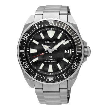 Seiko Prospex SRPF03K1 Samurai Automatic Black Dial Stainless Steel Strap Original SRPF03