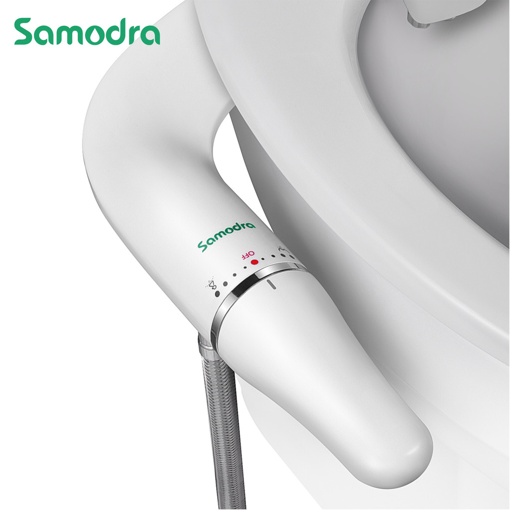 SAMODRA Toilet Bidet Ultra-Slim Bidet Toilet Seat Attachment With