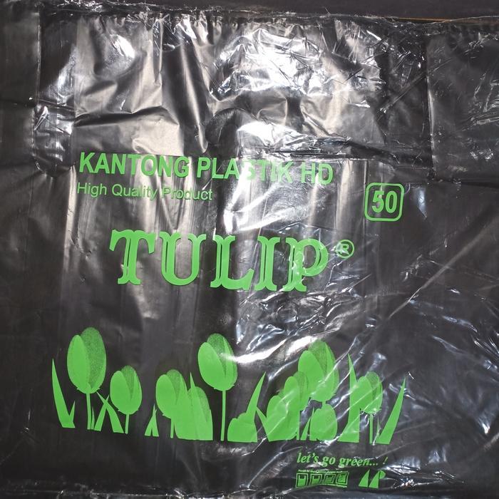 4lcj- Kresek Tebal Ukuran 50 Merk Tulip