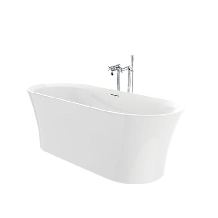 ROCA Hawaii Oval Standing Bathtub / Bak Mandi / Bath Tub Acrylic