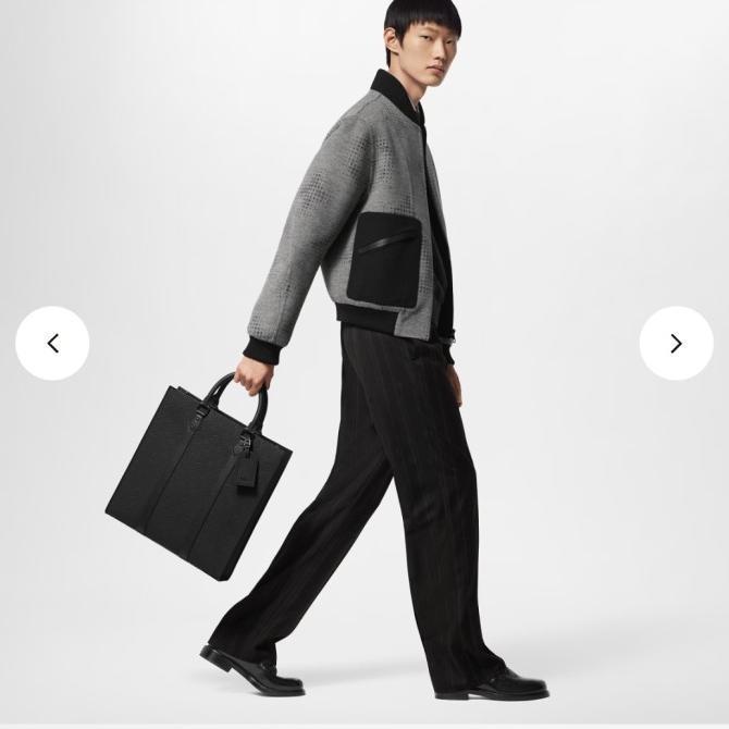 TAS SLING TOTE BAG PRIA MAN LV LOUIS VUITTON SAC PLAT NV ORIGINAL PRODUCT