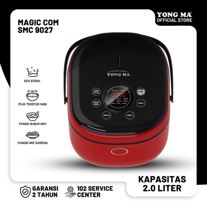Cypruz Kitchenware - YONG MA Digital Rice Cooker / MAGIC COM SMC 9027 Aluminium Inner Pot