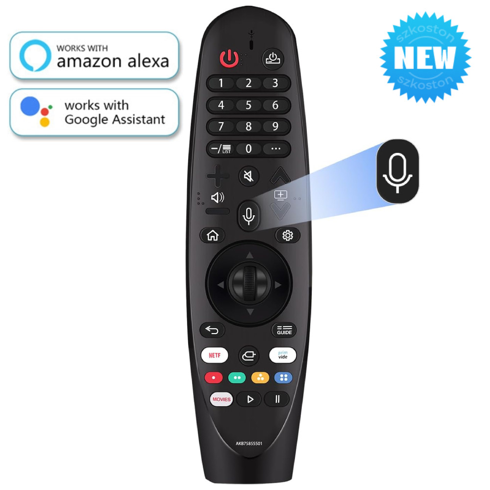 Replacement Remote Control Compatible with LG Smart TV Voice Magic Remote with Voice Pointer