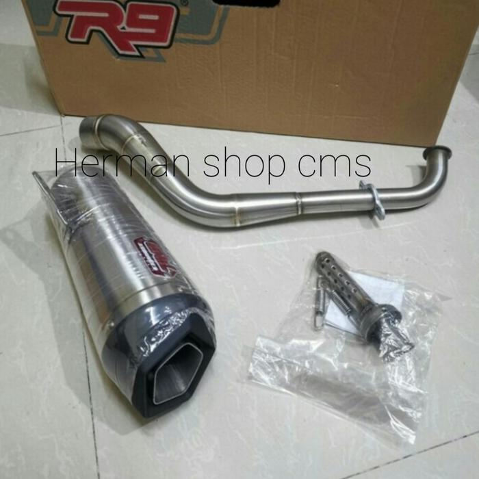 Paling Laris Knalpot R9 Pcx 150 New Alpha Series Knalpot Pcx 150 Lokal R9 New Alpha Terlaris