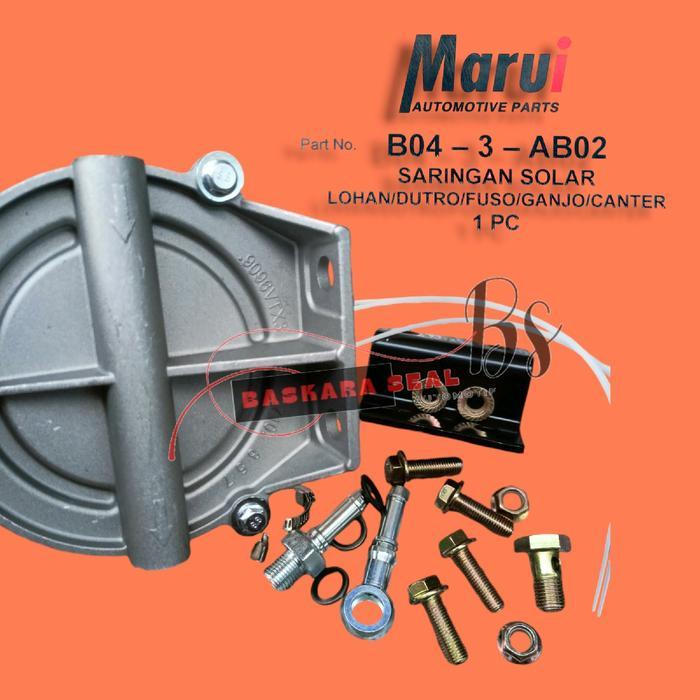 Mantab 1Set FuelStrainerFilterSolarB30HinoLohan500DutroFusoGanjoEuro4 Terlaris