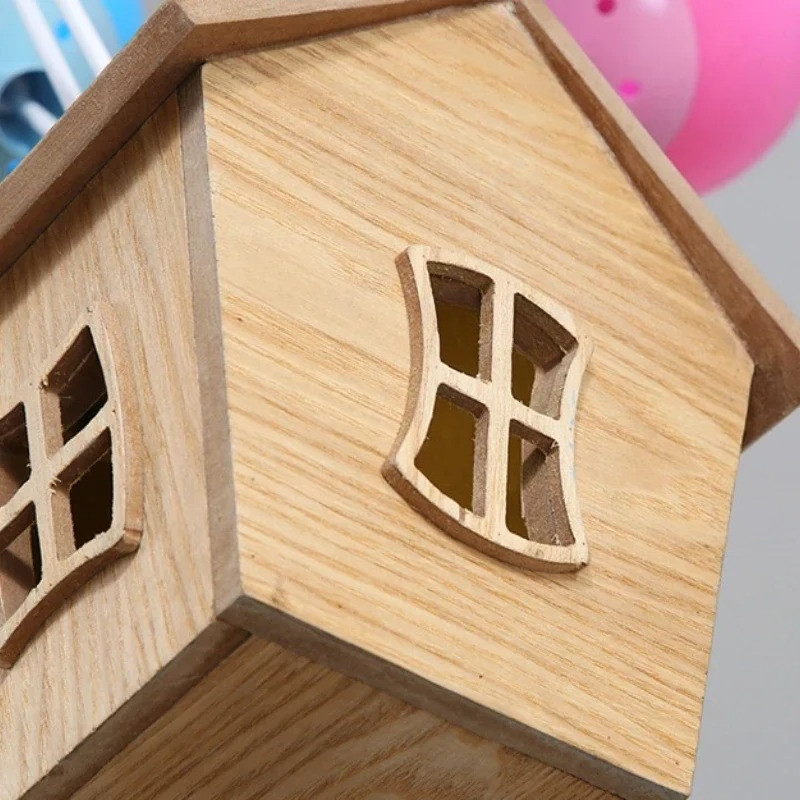 Lampu Langit-langit Balon Kartun Anak-anak Lampu Gantung Kaca Berwarna Lampu LED Dekorasi Kamar