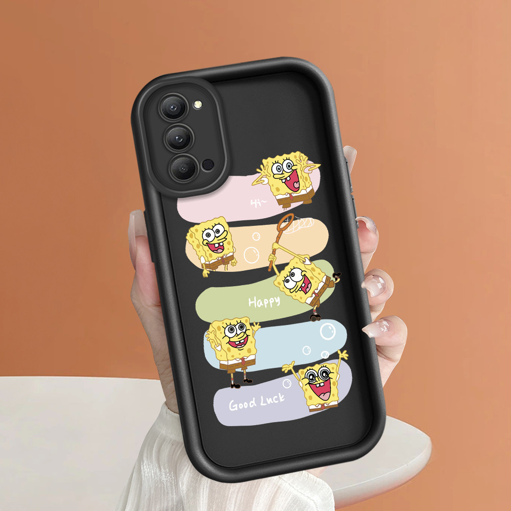 Casing Hp Untuk OPPO Reno 4 5G Case Kesing Protect Phone TY DLJ C8-2608 SpongeBob dan Patrick