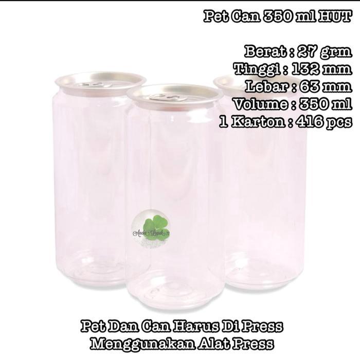 PET Can 350 ml HUT isi 52 pcs Botol Toples Pet Dan Can Untuk Minuman Juice