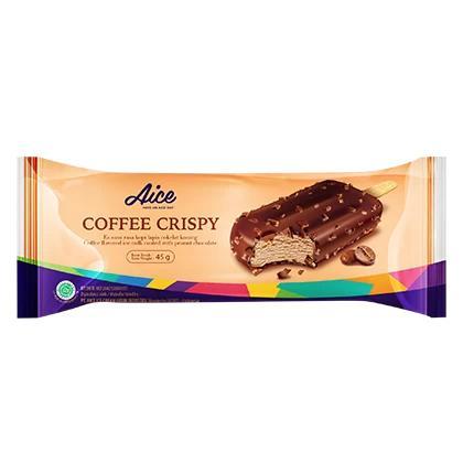 s75p- Paket Aice Ice Cream Coffee Crispy Es Krim (Isi 20 Pcs) Eskrim Kopi
