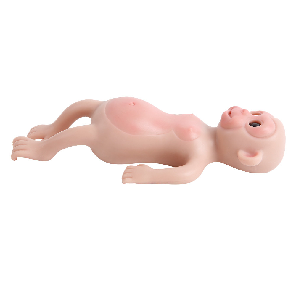 IVITA 23CM 100% Full Silicone Reborn Monkey Doll with Eyes Soft Silicone Realistic Art Mini Animal T