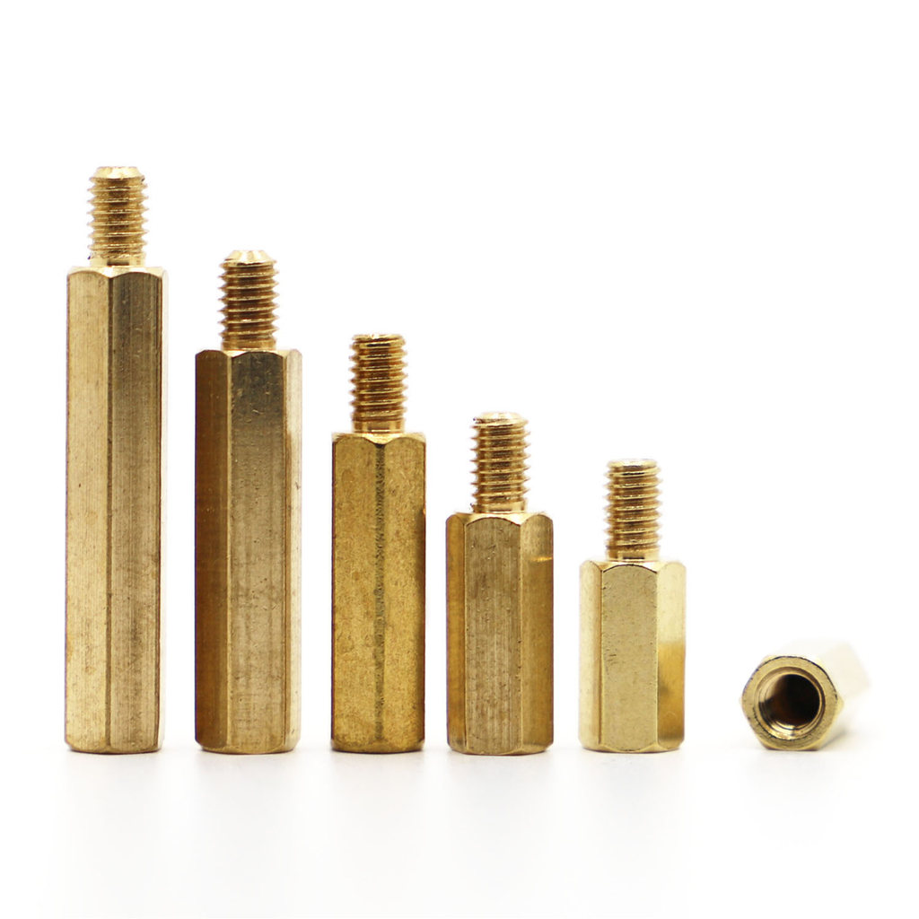 10pcs M2.5 M3 M4 Hex Brass Standoff Spacer Screw Pillar PCB Computer PC Motherboard Female Male Stan