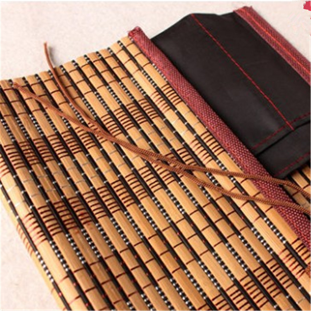 Chinese style calligraphy brush calligraphy pen painting holder brush case bag roll brush pen curtai