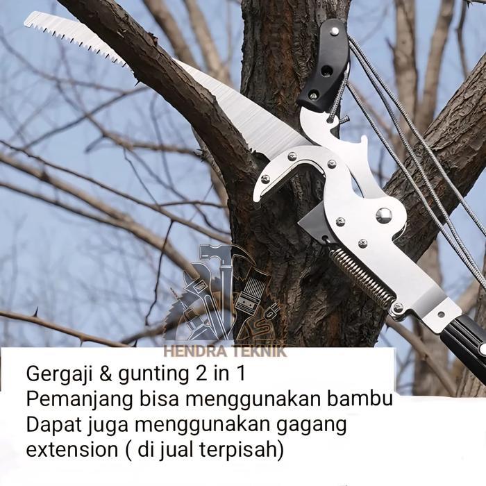 GUNTING GALAH SK5 GUNTING RANTING TINGGI GERGAJI GALAH TARIK GERGAJI DAHAN KOPI 2 IN 1 GUNTING