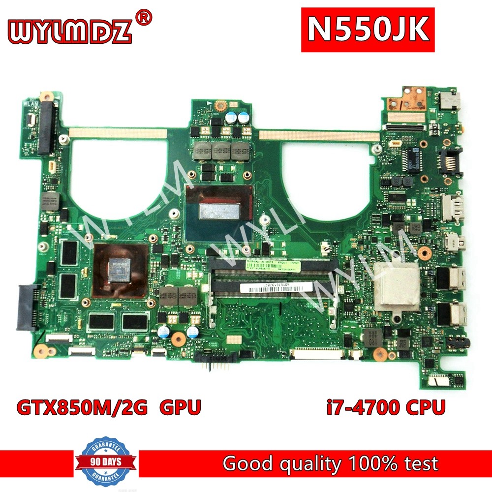 N550JK GTX850M/2G  i5/i7CPU notebook Motherboard REV2.1 For Asus Q550JV N550J N550JV N550JK N550JX L