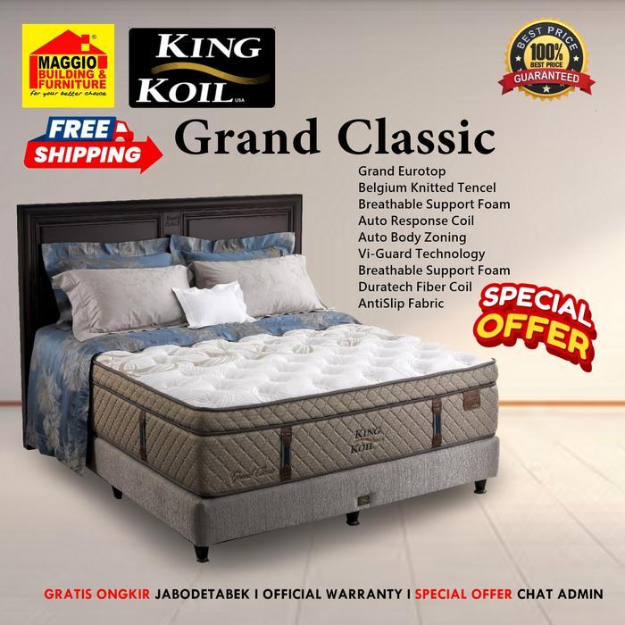 KASUR SPRINGBED KINGKOIL - MATRAS KING KOIL - KASUR KESEHATAN - MATRAS FURNITURE - GRAND CLASSIC -