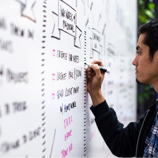 FLIPCHART 60X90 CM ECOSAVE PAPAN TULIS PORTABLE + ONGKIR