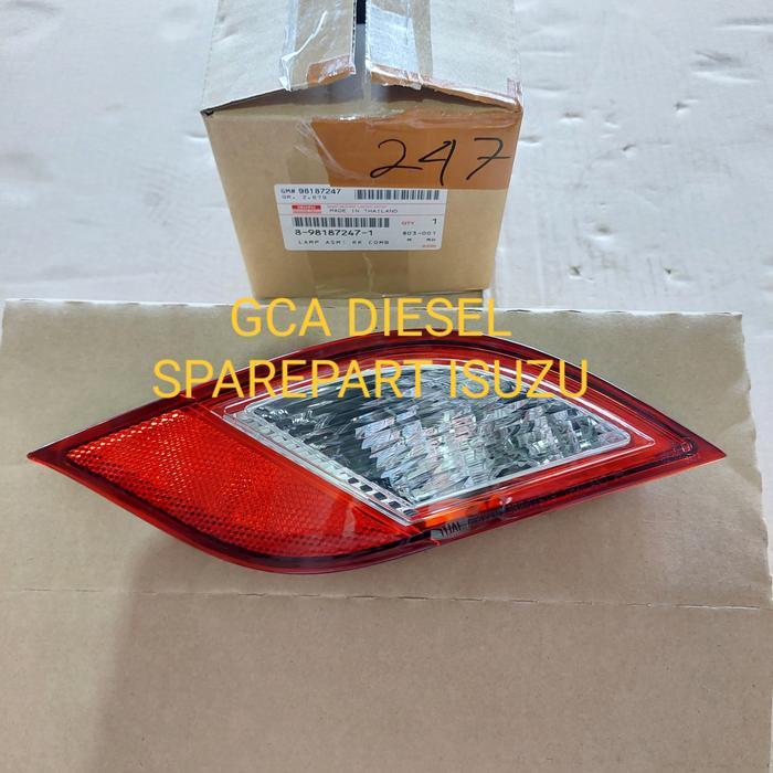 Lampu bumper reflektor belakang MUX Asli