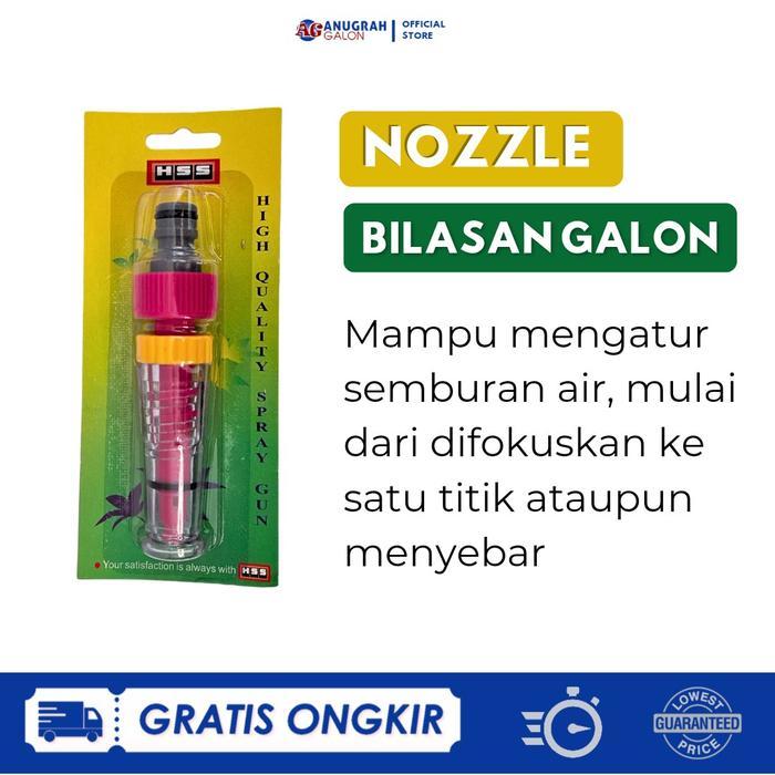 Gardening Mikha Nozzle Semprotan Bilasan Air Galon